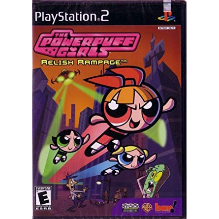 DVD Kaset Game PS2 The Powerpuff Girls Relish Rampage