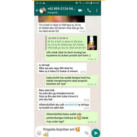 Obat Tetes Buat/Untuk Telinga Berair Sakit Dan Berdengung/Berdenging Propolis SM Brazil Original