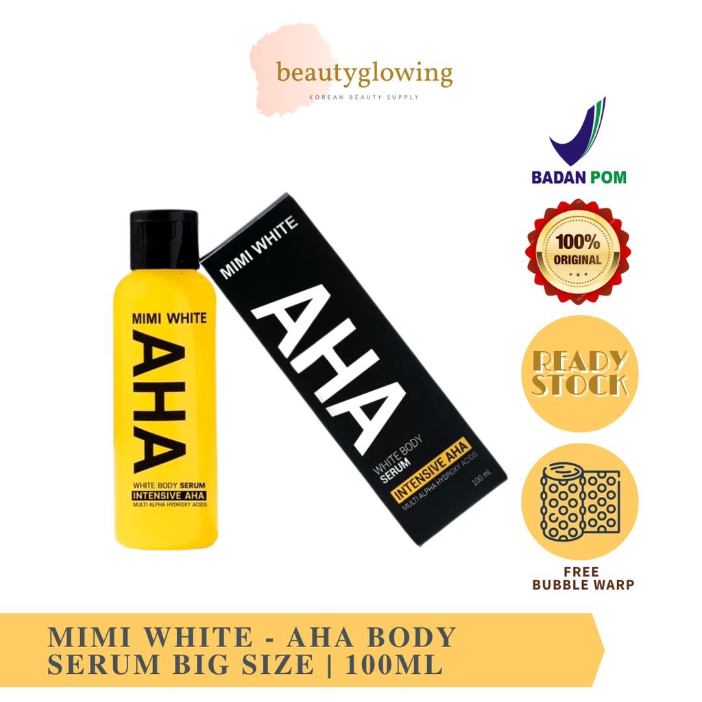 MIMI WHITE AHA SERUM 100ML BIG SIZE