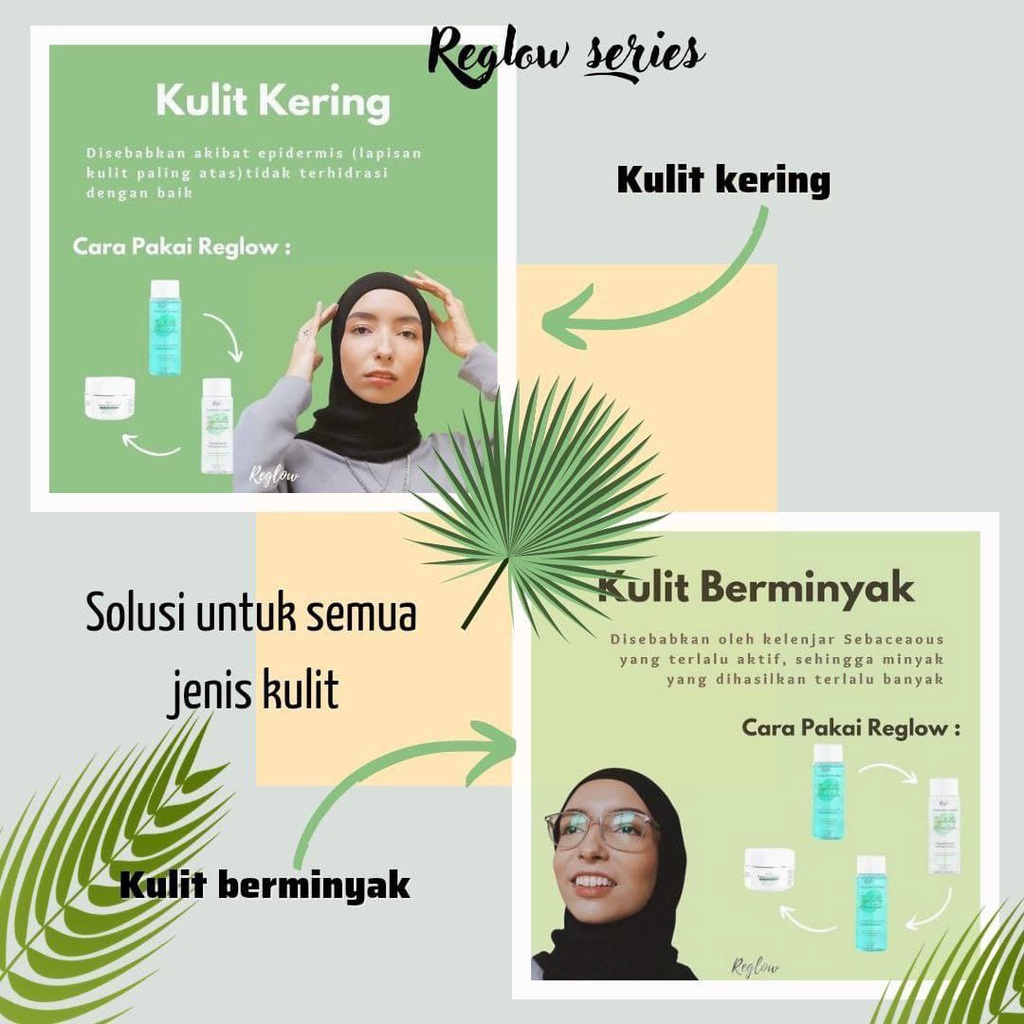 Reglow Mall Indonesia Reglow Beauty Skincare Reglow Original Paket Kecantikan Cream Penghilang Flek Hitam BPOM