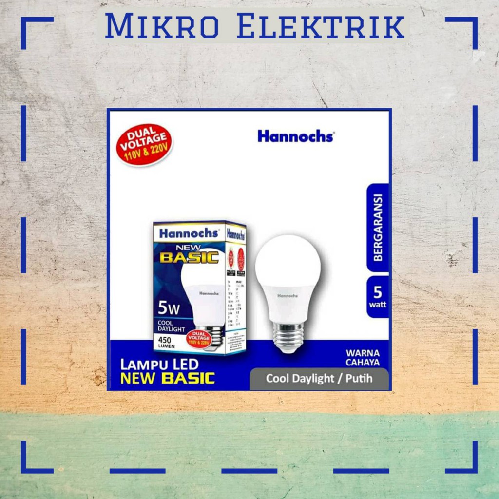 Lampu Led Hannochs Basic 5 Watt