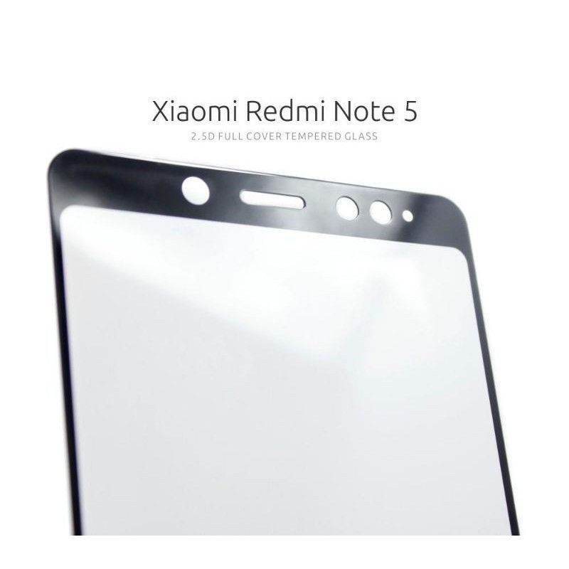 Tempered Glass Redmi Note 5 Full Cover Premium Glass Quality