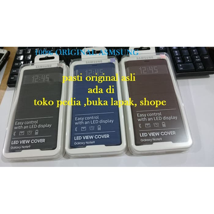 Produk Flip cover SAMSUNG Note 9 LED View Cover Original