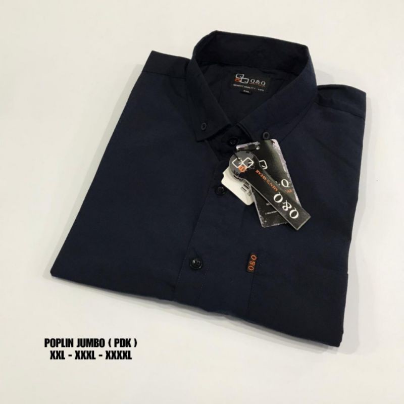 Kemeja Pria Polos Big Size XXL XXXL Kemeja Pria Jumbo Lengan Pendek Oxford Distro Premium