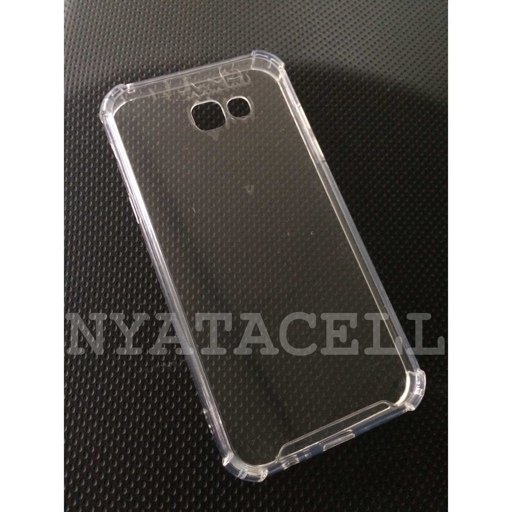 Case Anticrack Fiber Samsung A5 2017 /Soft Hard Casing Cover Clear