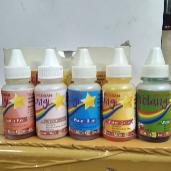 essen oplosan pelangi esen juara essen lomba galapung esen ikan mas