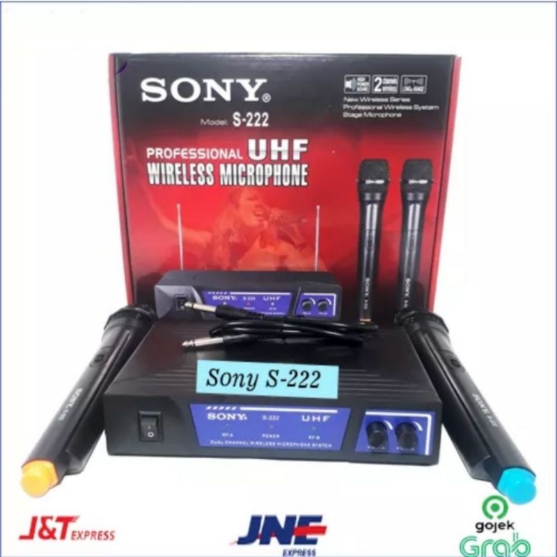 Mic tanpa kabel,mic wireless,mic karaoke Sony 222,SN 998,SN778