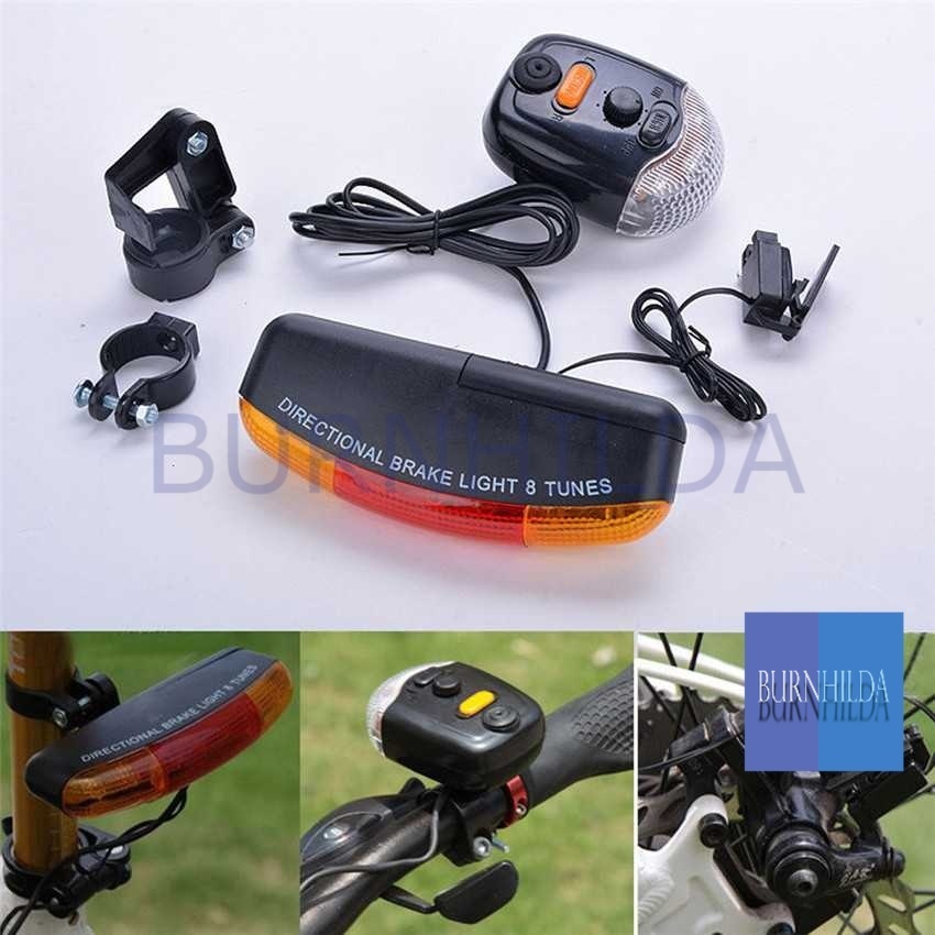 Lampu Sepeda Rem Sein Kiri Kanan 7 LED Klakson burnhilda