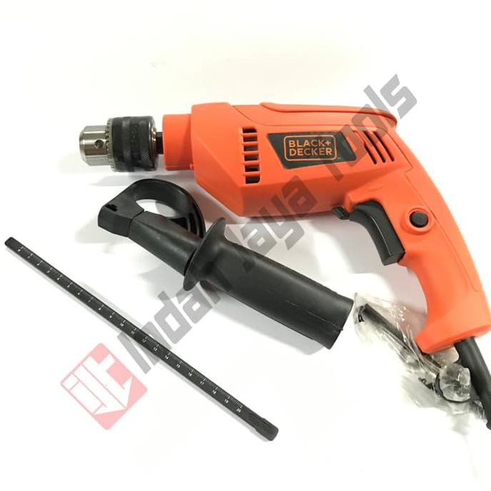 New Black Decker Hd555 Mesin Bor Besi Beton 13 Mm Non Koper Kualitas Baik