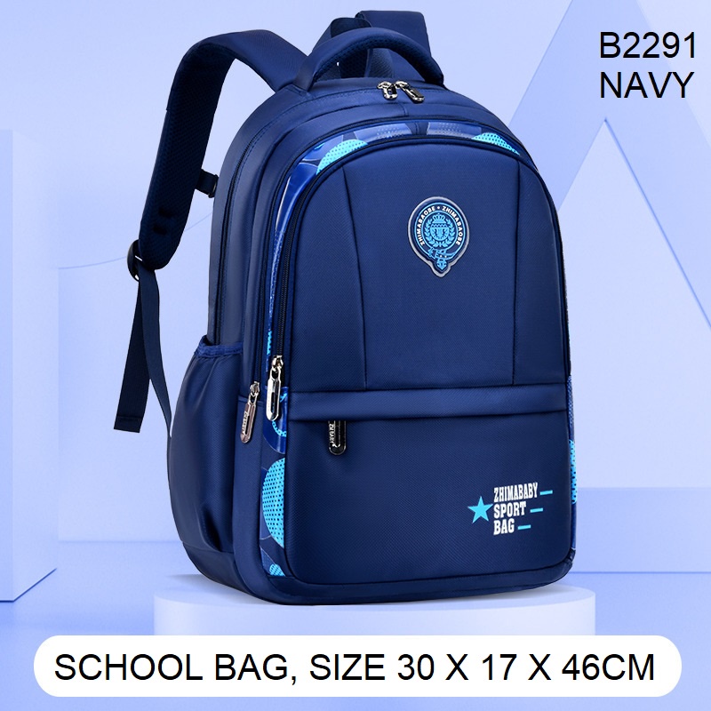 DRAB2291 Tas Sekolah Anti Air / Tas Ransel Sekolah / Tas Punggung Anak  Tas Sekolah impor