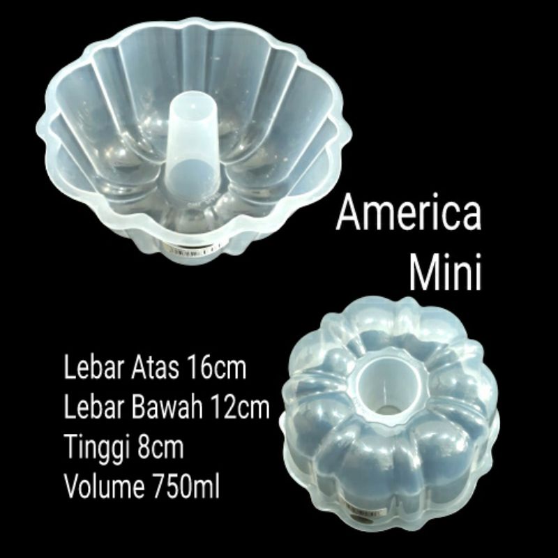 Cetakan Agar Puding America Mini