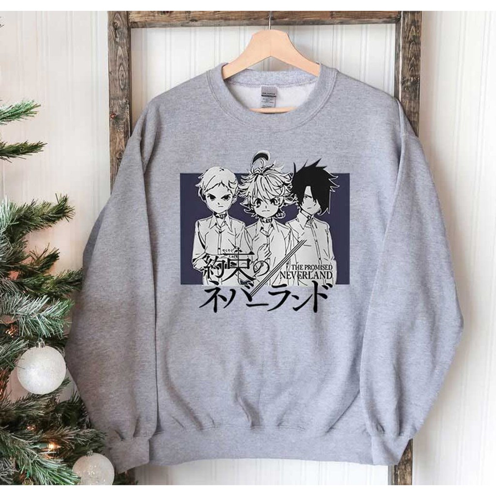 Crewneck The Promised Neverland brother and sister Unisex Premium