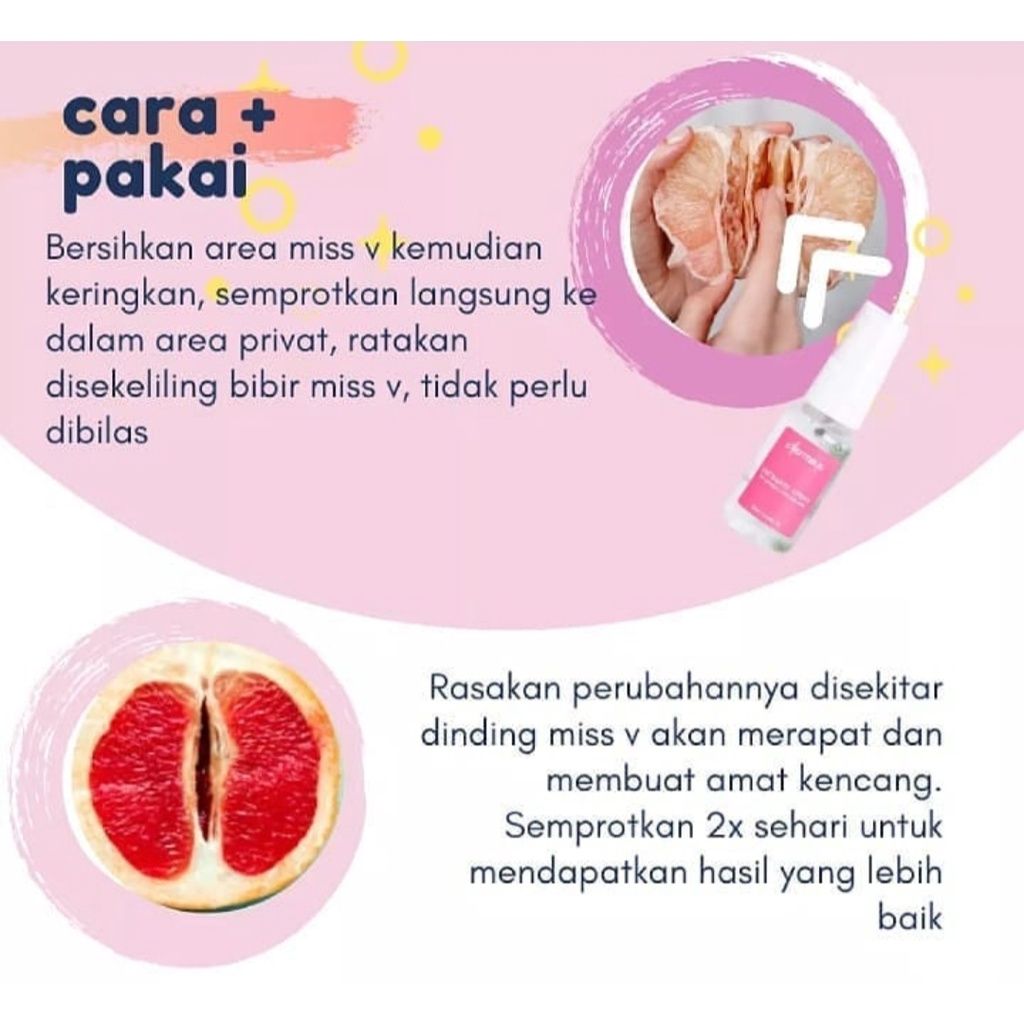 Dermayu Intimate Spray Serum Perapat Pengencang Untuk Area Kewanitaan 18ml BPOM Original