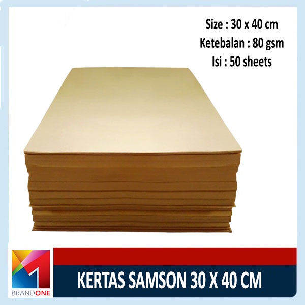 

Kertas Samson uk 30x40 / Kertas Samson 80gr Car Wash / Pembungkus Kado