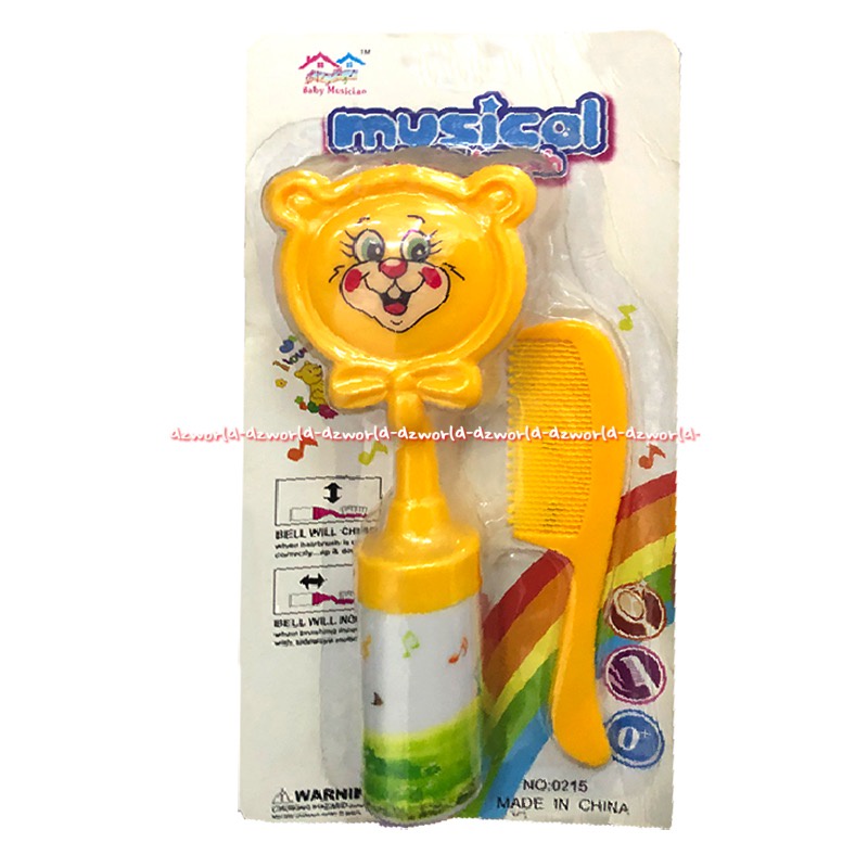 Baby Musican Musical Hair Brush for Sisir Bayi Dengan Suara Musik Sisir Lembut Comb