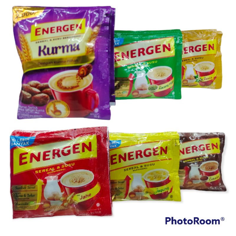 

ENERGEN SEREAL & SUSU SACHET ISI 5