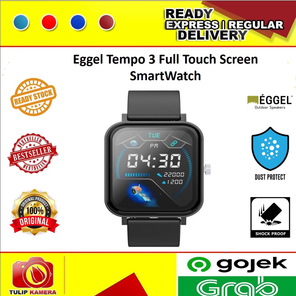 Eggel Tempo 3 Full Touch Screen SmartWatch