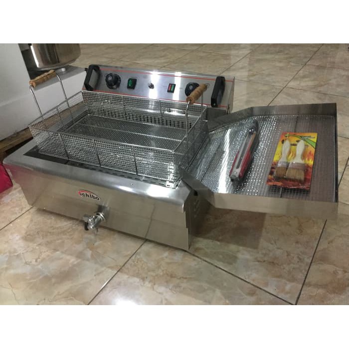 New mesin penggorengan listrik / deepfryer listrik penggoreng ayam ikan
