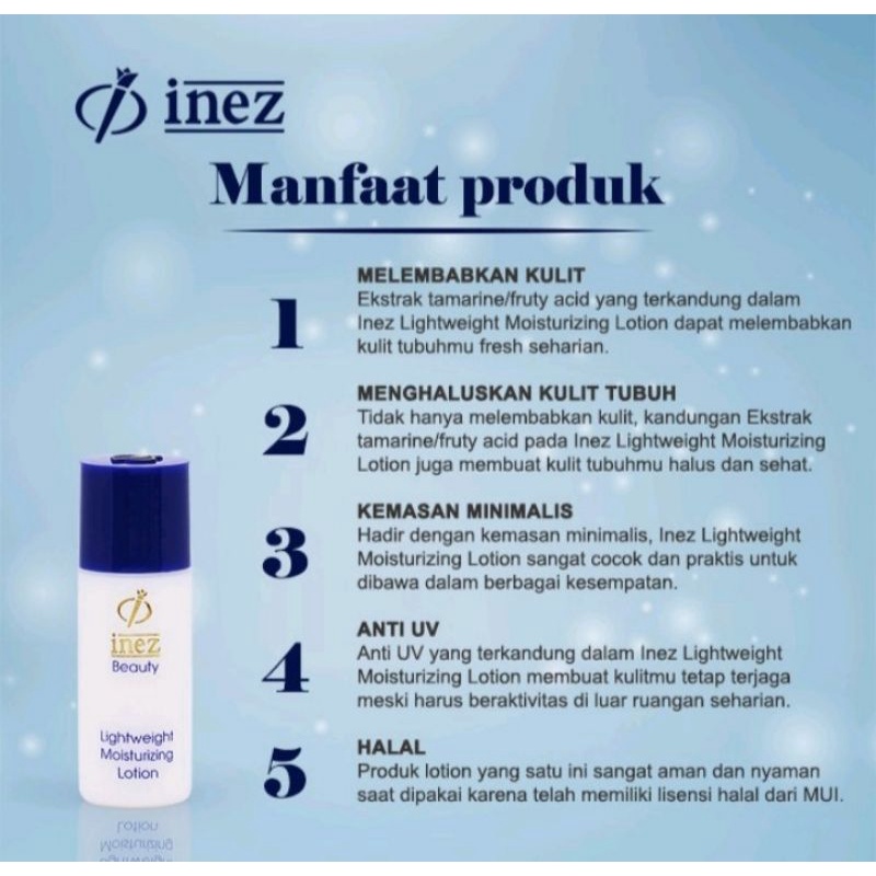 Inez LightWeight Moisturizing Lotion