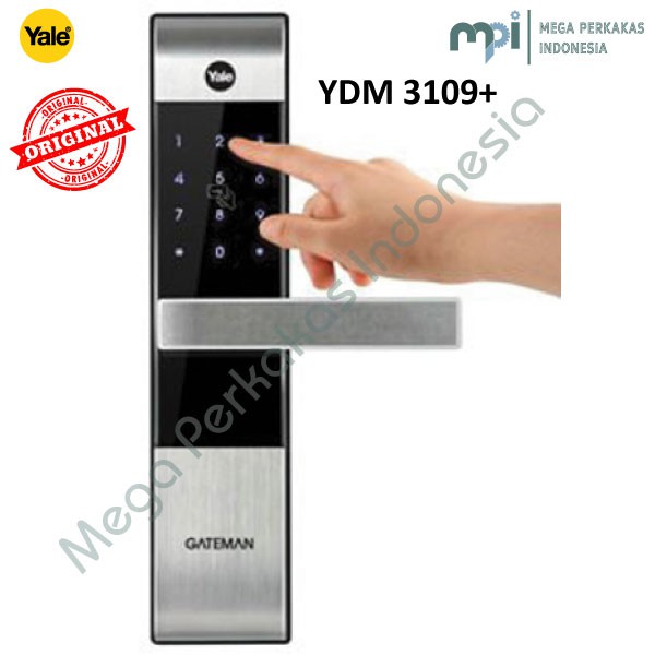 Yale Ydm 3109 Kunci Pintu Otomatis Digital Door Lock Pin Card Shopee Indonesia