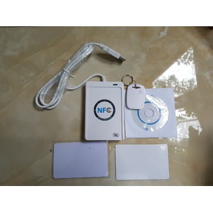 usb NFC ACR122U RFID Contactless Smart Reader &amp; Writer +5X Mifare card