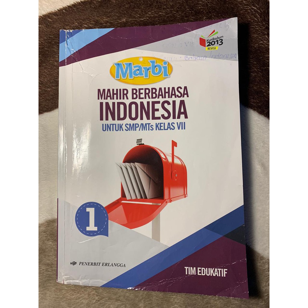 Jual Buku Marbi Mahir Berbahasa Indonesia Bahasa Indonesia Smp Kelas Vii Kelas 7 Erlangga