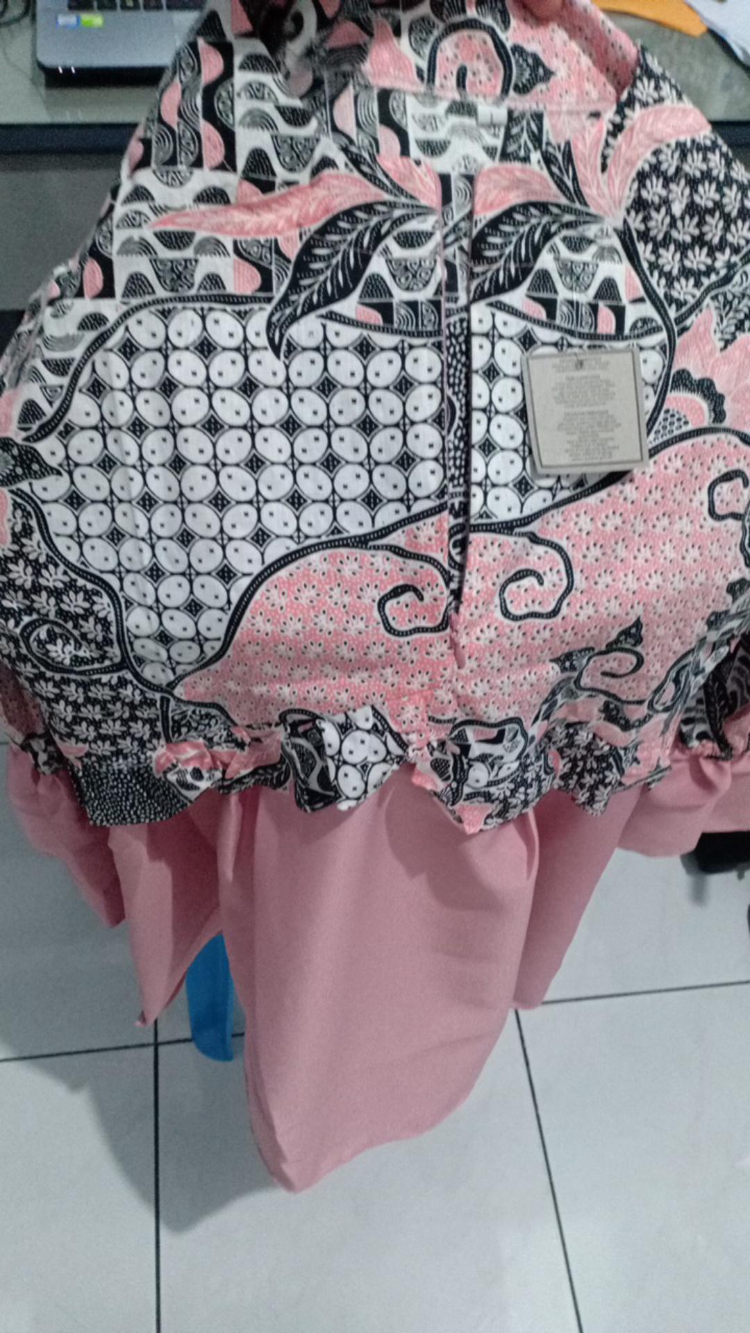 Batik Wanita Asj Sa Hrb026 Kenongo Kemeja Tosca Pendek