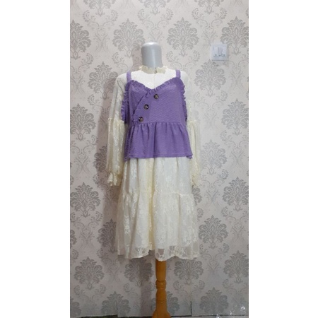 Tunik Brukat Rompi by Meijiwang