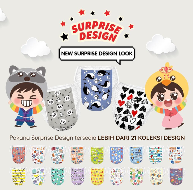 Pokana Pants Mega Pack Surprise Design [1 Bag]