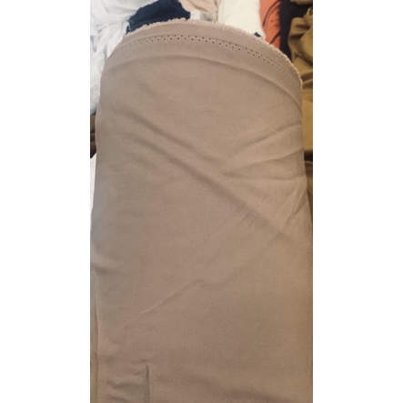 Kain Rayon Twill Polos (100%Rayon) PREMIUM-ALMOND