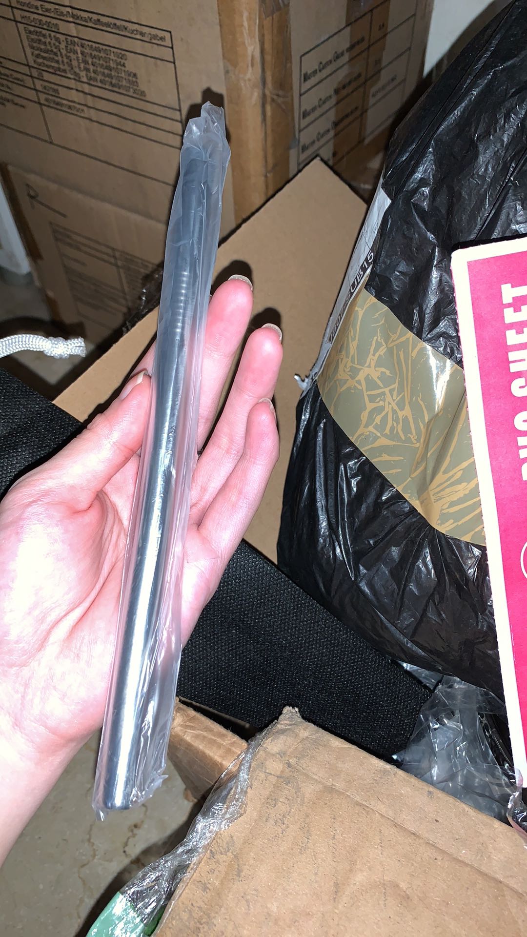 Sedotan Stainless Bubble Boba Jumbo