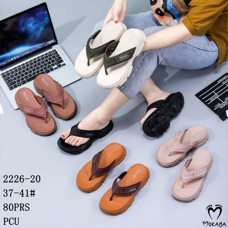 Sandal jepit import merk mokaya 2226-20