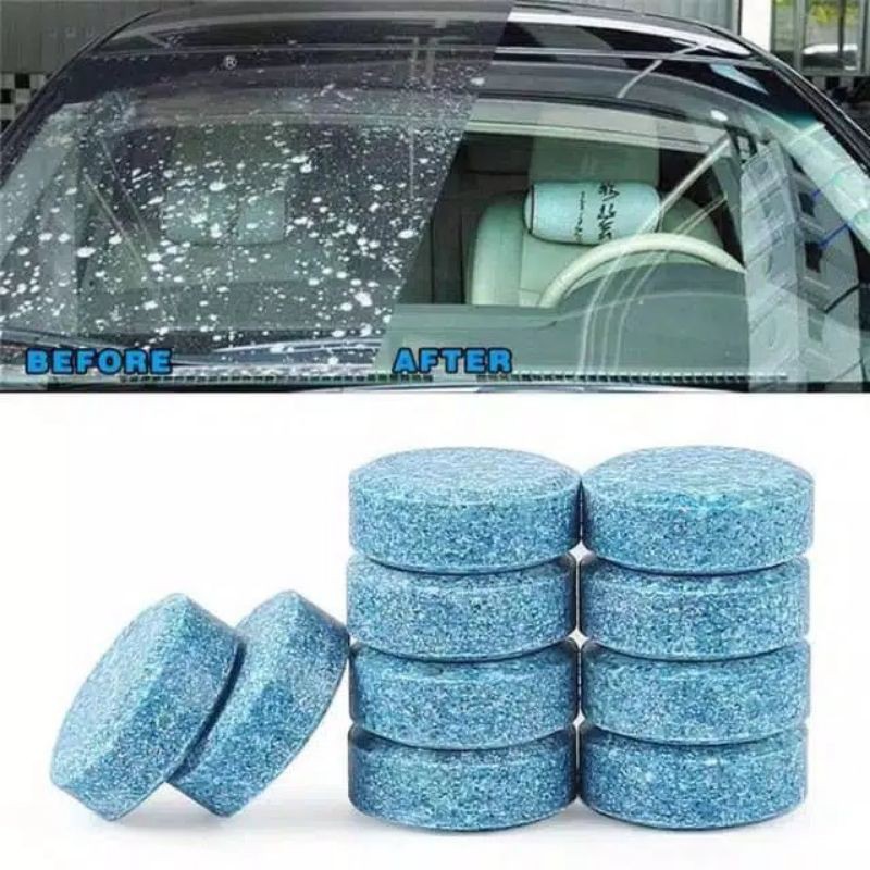 SABUN PEMBERSIH WIPER KACA MOBIL/GLASS CLEANER TABLET