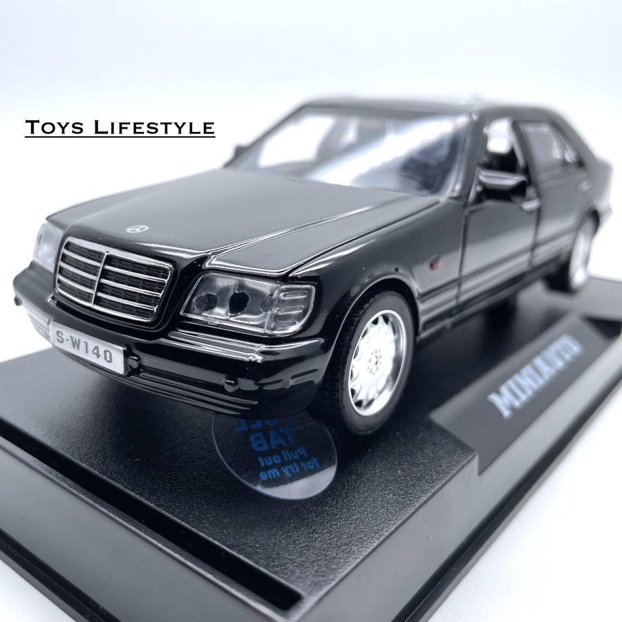 Mobil MiniAuto Diecast - Mercedes Benz S Class W140 Skala 1:32