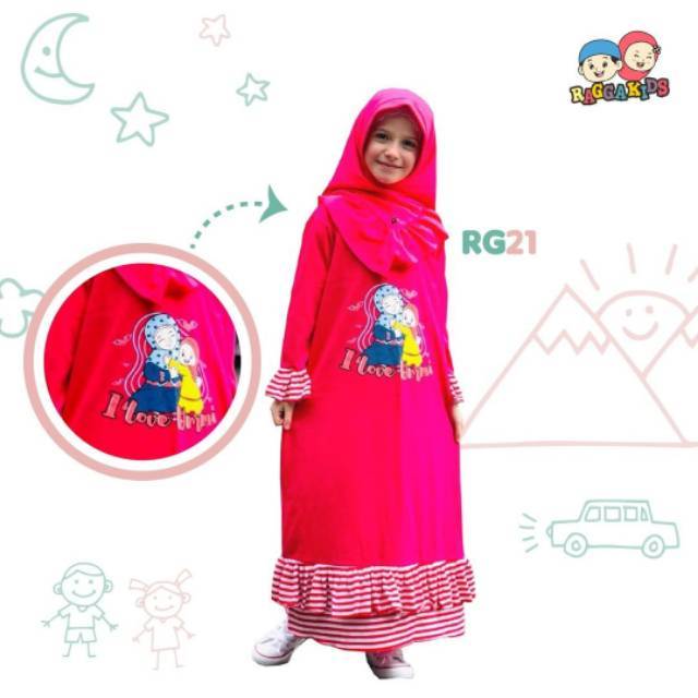 RAGGAKIDS Gamis Anak RG21 2-12th