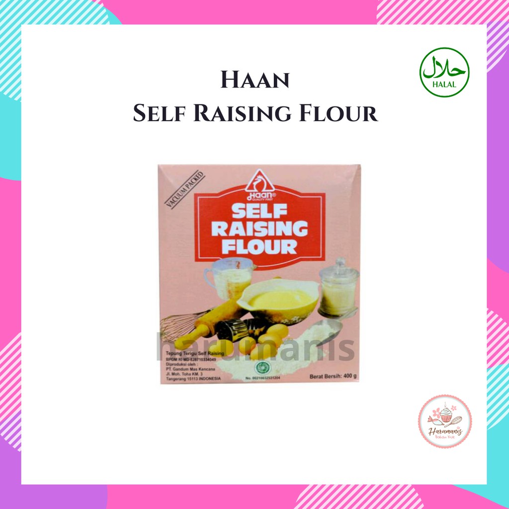 

Haan Self Raising Flour 400gr