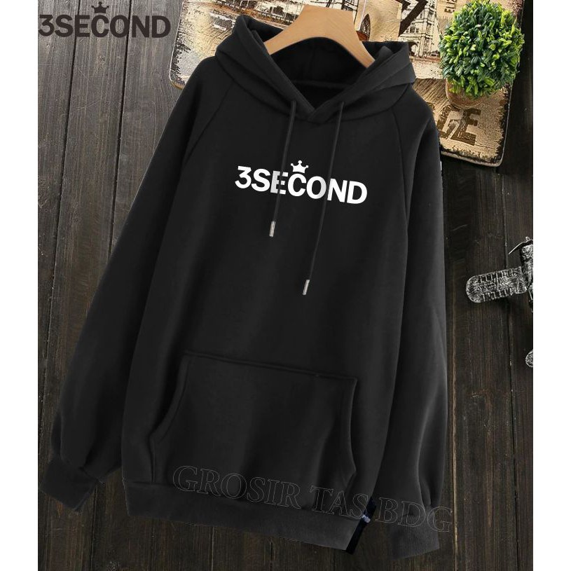 JAKET SWEATER HOODIE PRIA DISTRO 3 SECOND M - XL