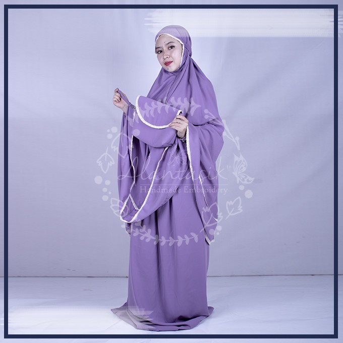 Alantasik - mukena wolfis jumbo lace R.12