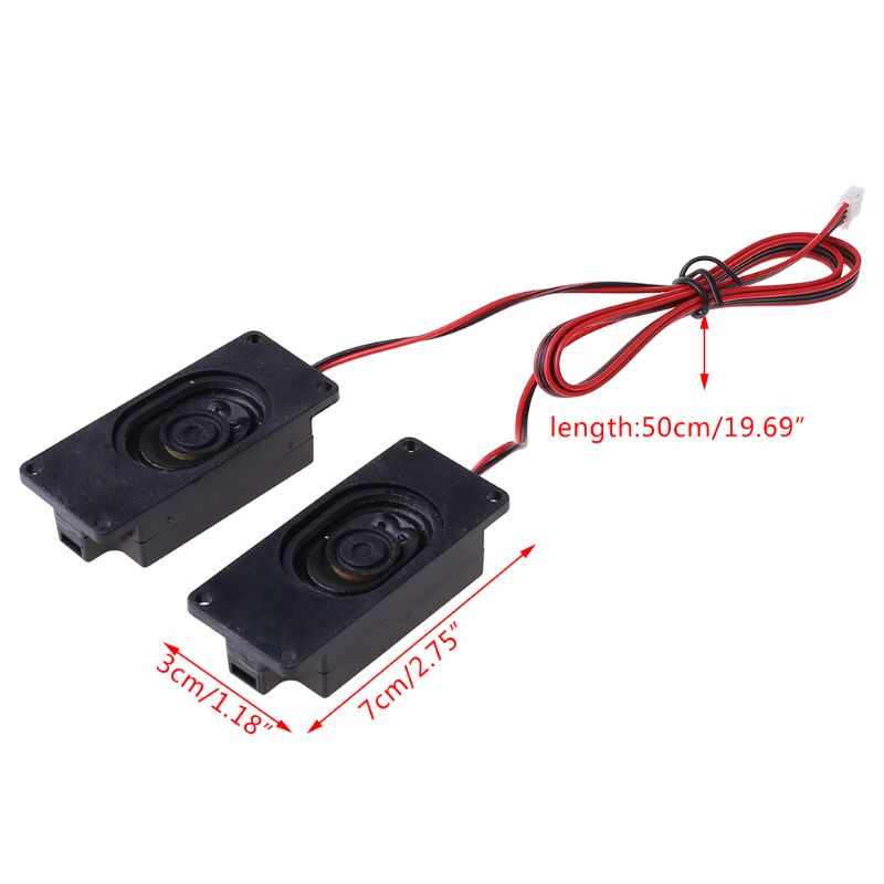 Btsg Speaker Pengganti 4P 2.0 Port 4 Ohm 3W Bentuk Persegi Panjang