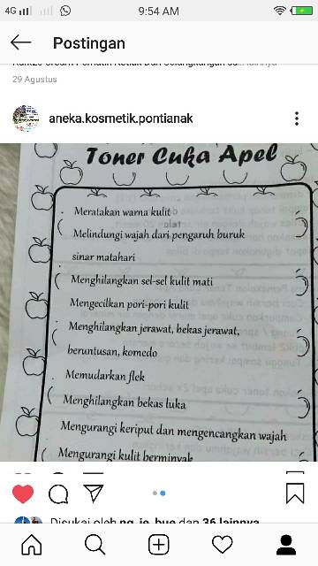 CUKA APEL MURNI BPOM 100% original