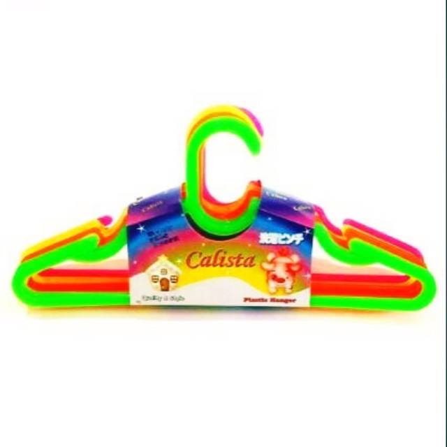 Gantungan baju Anak Merk Calista - 1 set isi 12 pcs