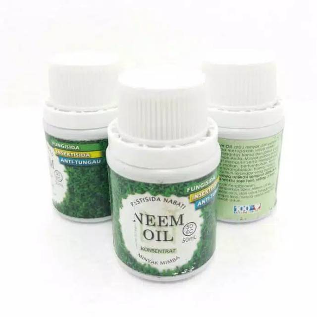 Neem oil pestisida insektisida organik - minyak mimba - pembasmi tungau - obat tungau