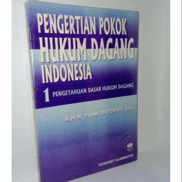 

Pengertian pokok hukum dagang Indonesia . buku baru