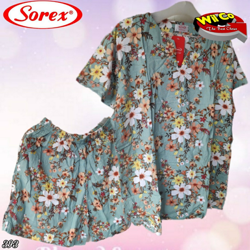 K393 - SETELAN BAJU TIDUR SOREX PREMIUM FREESIZE