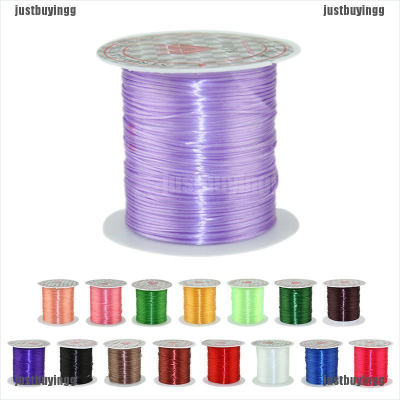 JB✪ 10M Strong Stretch Elastic Cord Wire rope Bracelet Necklace String Bead 0.5mm,