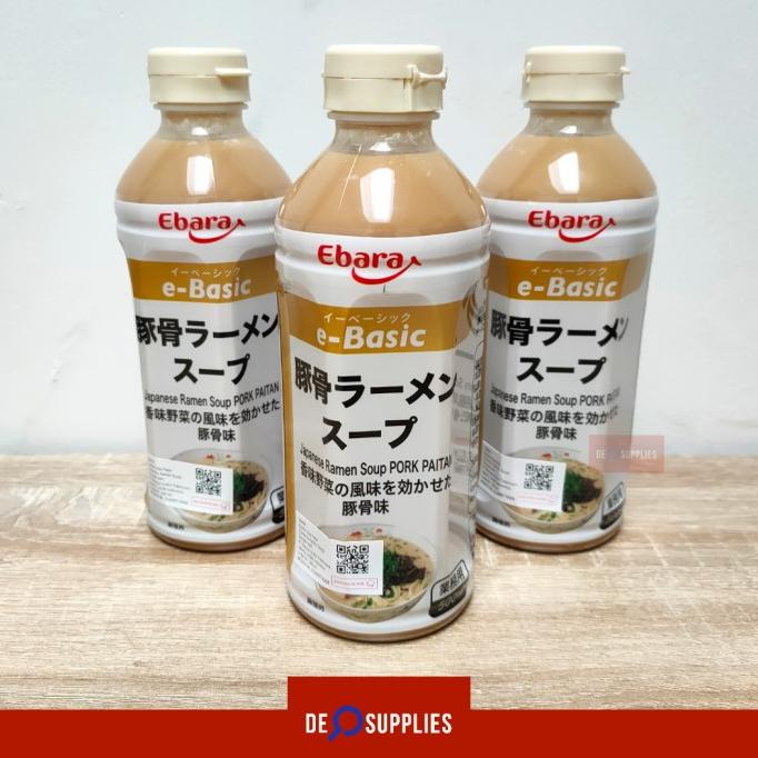 

Ebara Tonkotsu Ramen Soup Pork Paitan 500ml- Kuah Sop Babi Ramen Japan