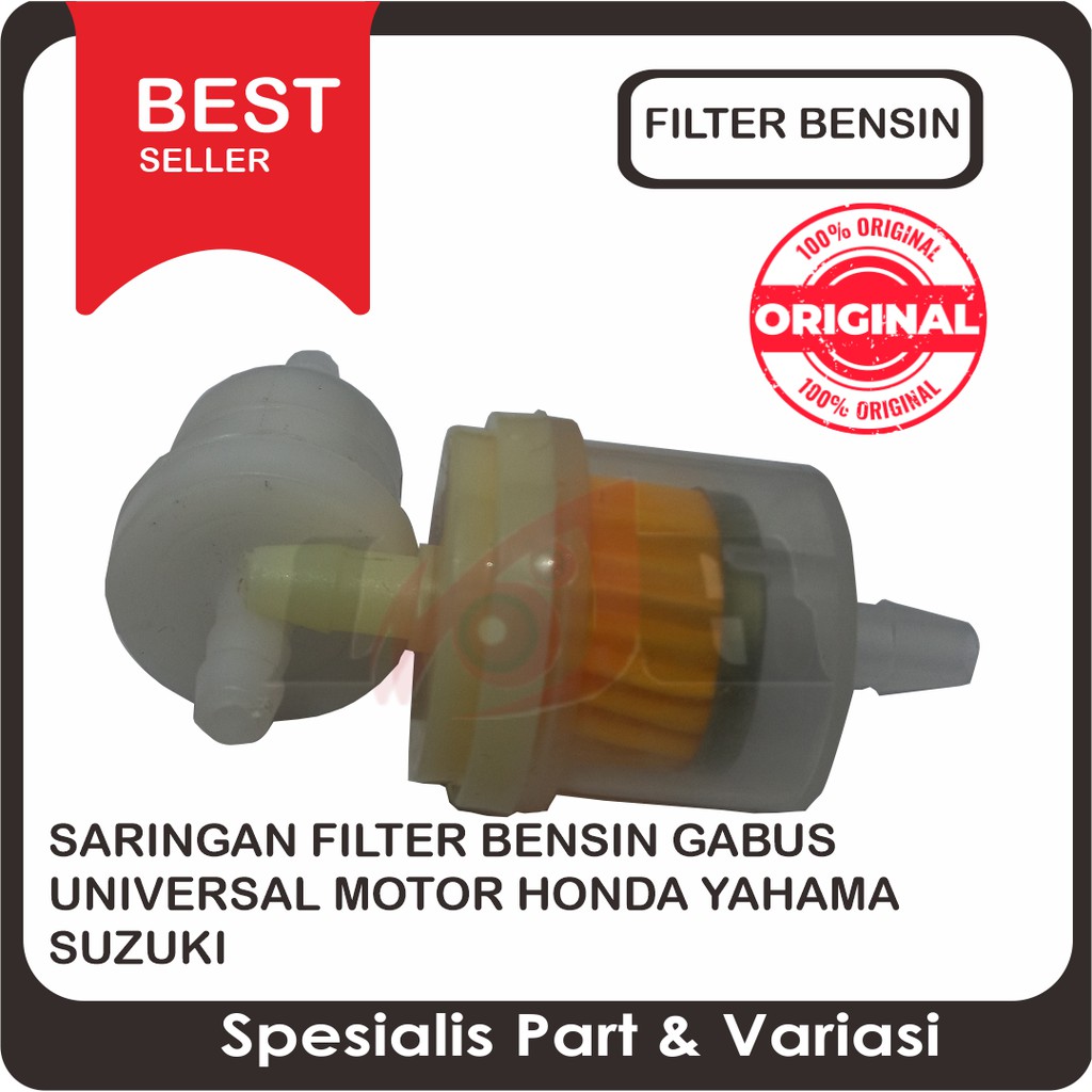 Saringan Filter Bensin Gabus Universal Motor Honda Yahama Suzuki