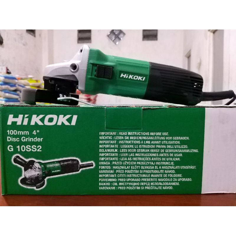 HITACHI GERINDA HITACHI HIKOKI 4 inch G10SS2 garansi 2th