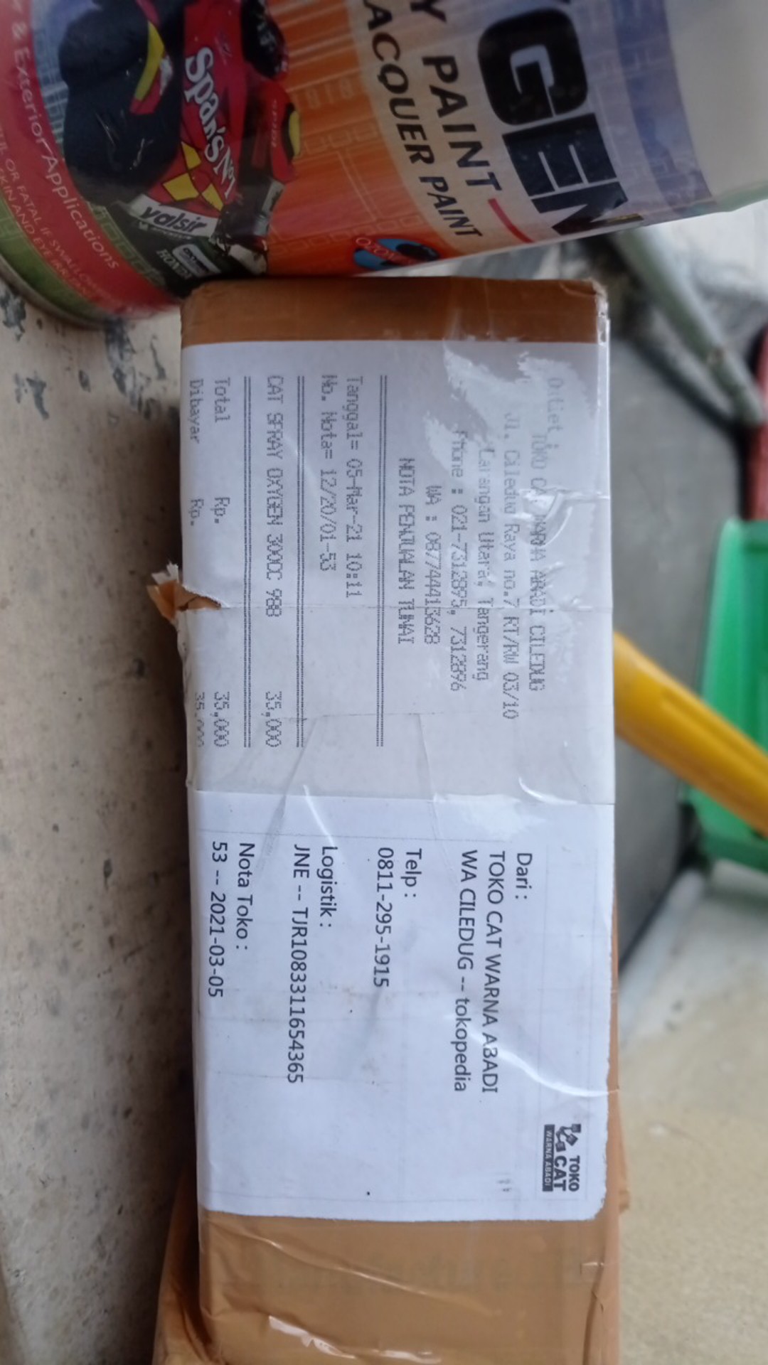 Cat Pylox Oxygen Warna Tembaga 300cc Tools N Parts