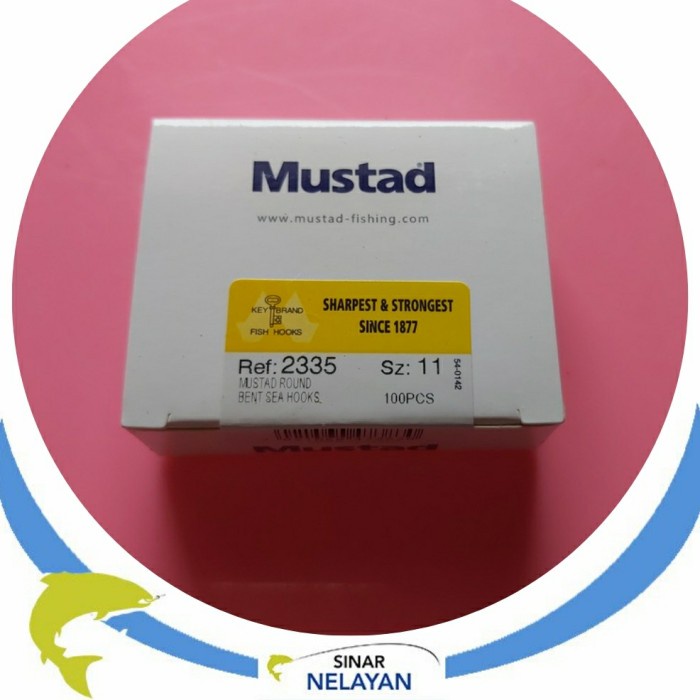 Kail mata pancing cap Mustad 2335 putih no.11